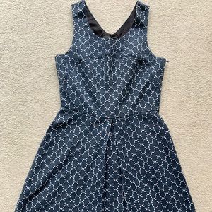 LoveStitch racerback A-line dress, chambray